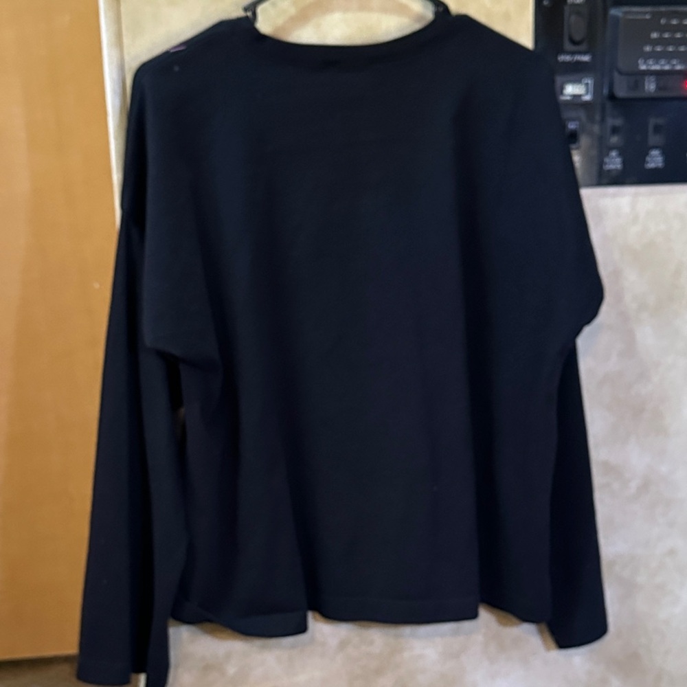 Reformation Black Crew Neck Top - Picture 4 of 4
